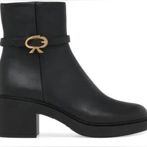 Gianvito Rossi ribbon Dumont leather boots